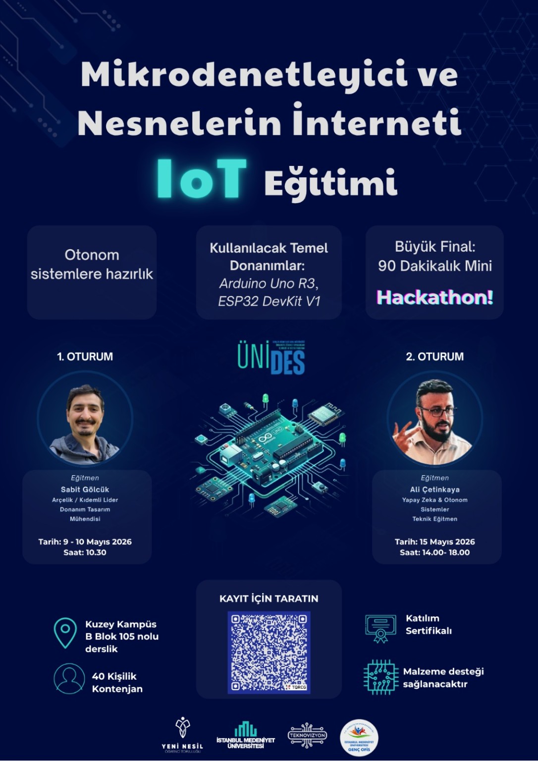 Mikrodenetleyici Eğitimi afişi